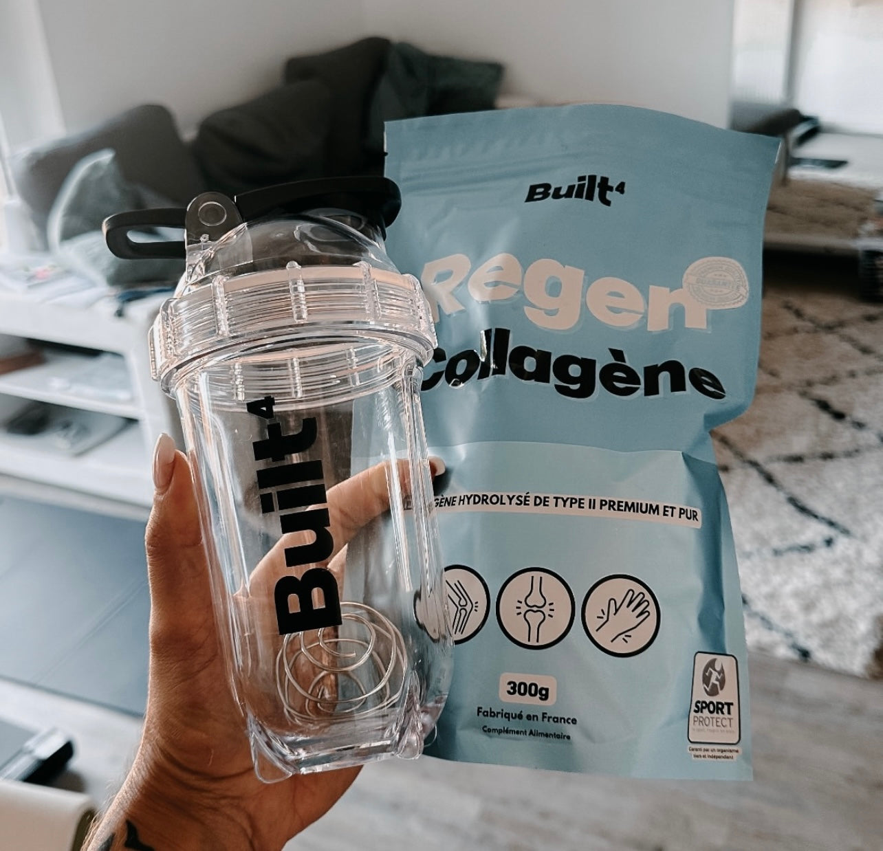 Shaker 700ml Built4 - Nutrition sportive