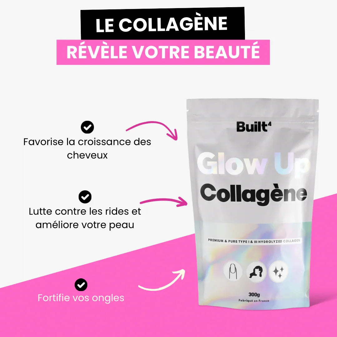 Glow Up Collagène Built4 - Nutrition sportive