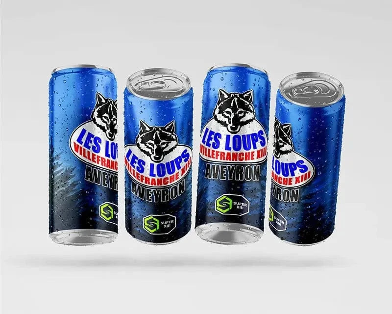 Boisson énergisante Super XIII - Les loups de Villefranche XIII