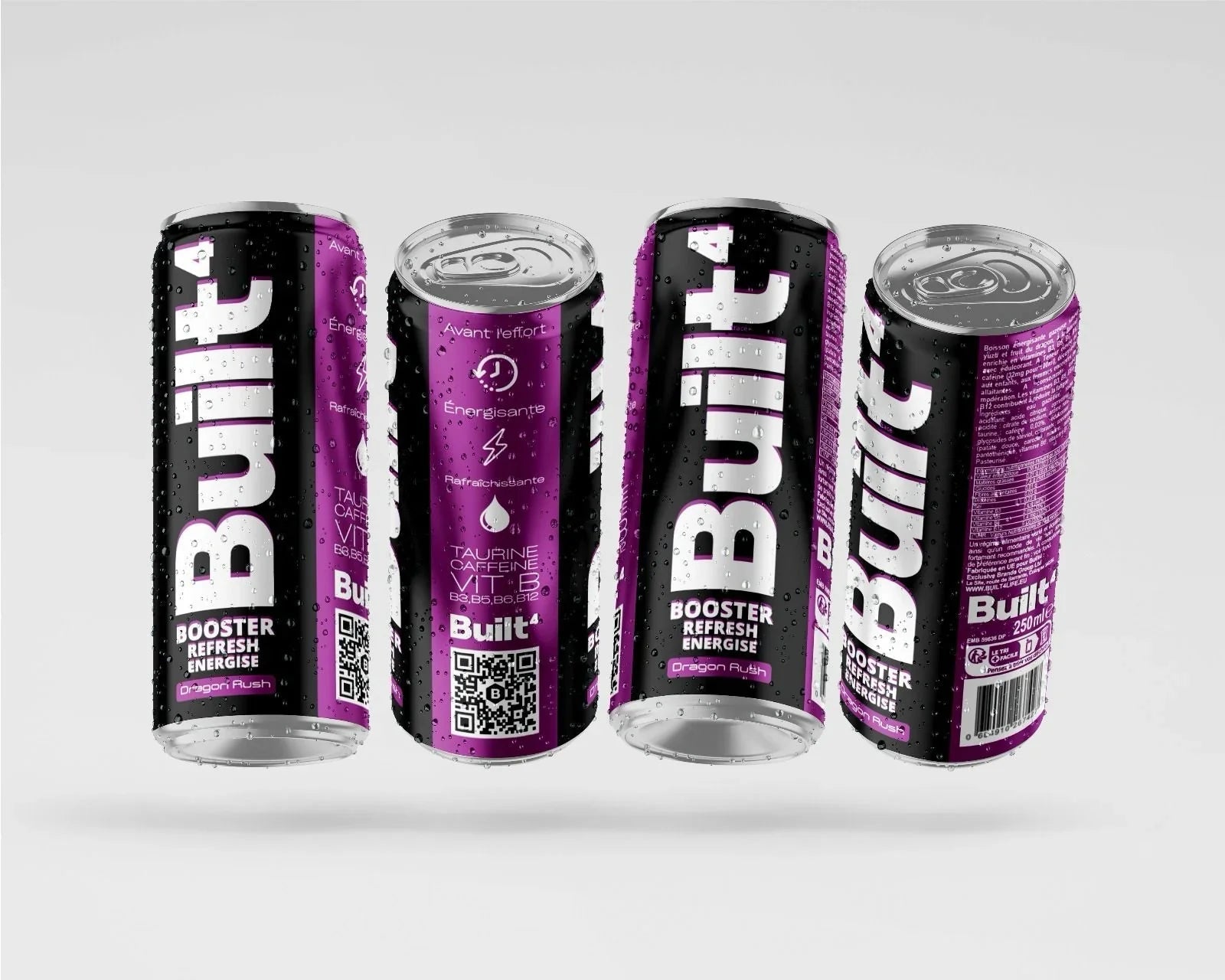 Booster : Boisson energetique Built4 - Nutrition sportive