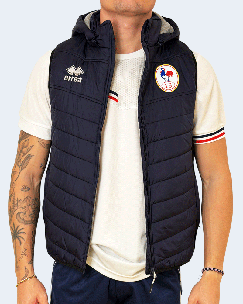 Doudoune-FFR-XIII-bleu