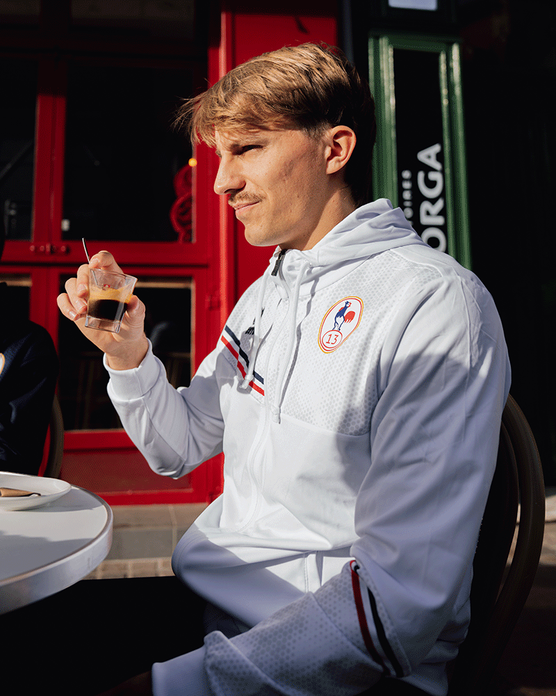Sweat zippé XIII de France - Blanc Sweat zippé XIII de France - Blanc