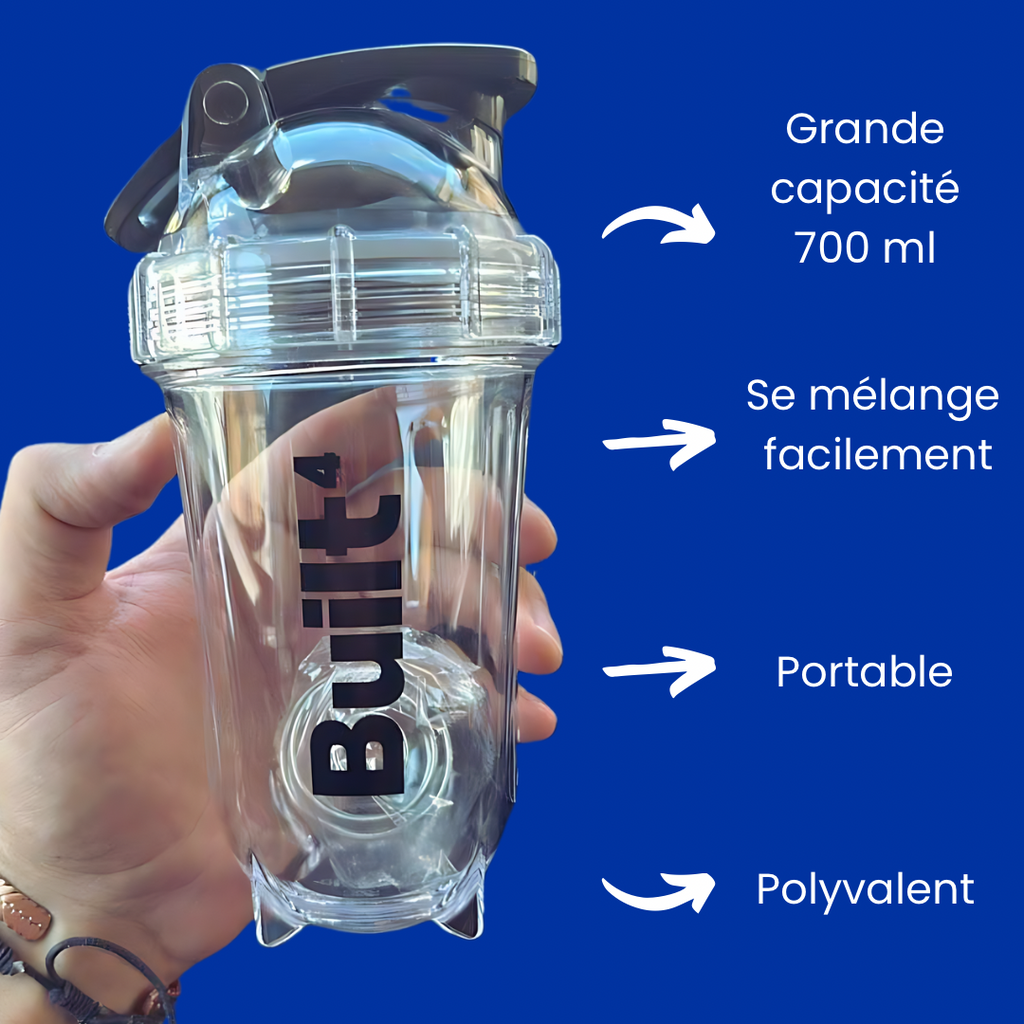 Shaker 700ml Built4 - Nutrition sportive