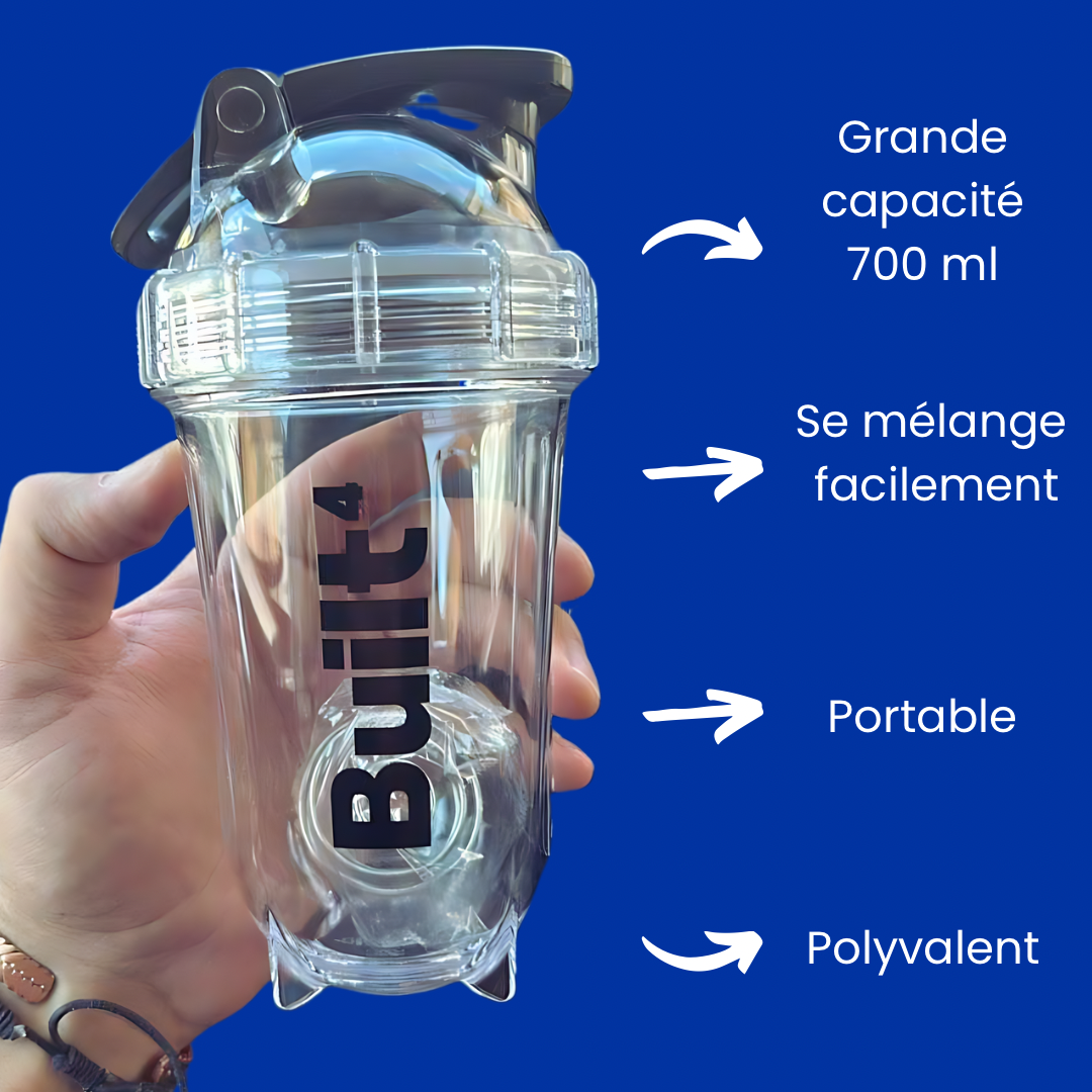 Shaker 700ml Built4 - Nutrition sportive