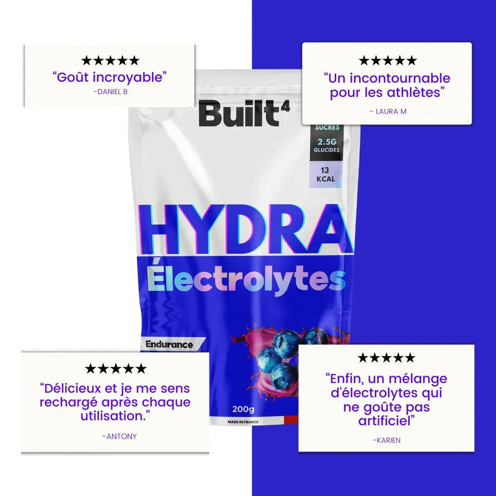 Hydra - Pure électrolytes Built4 - Nutrition sportive