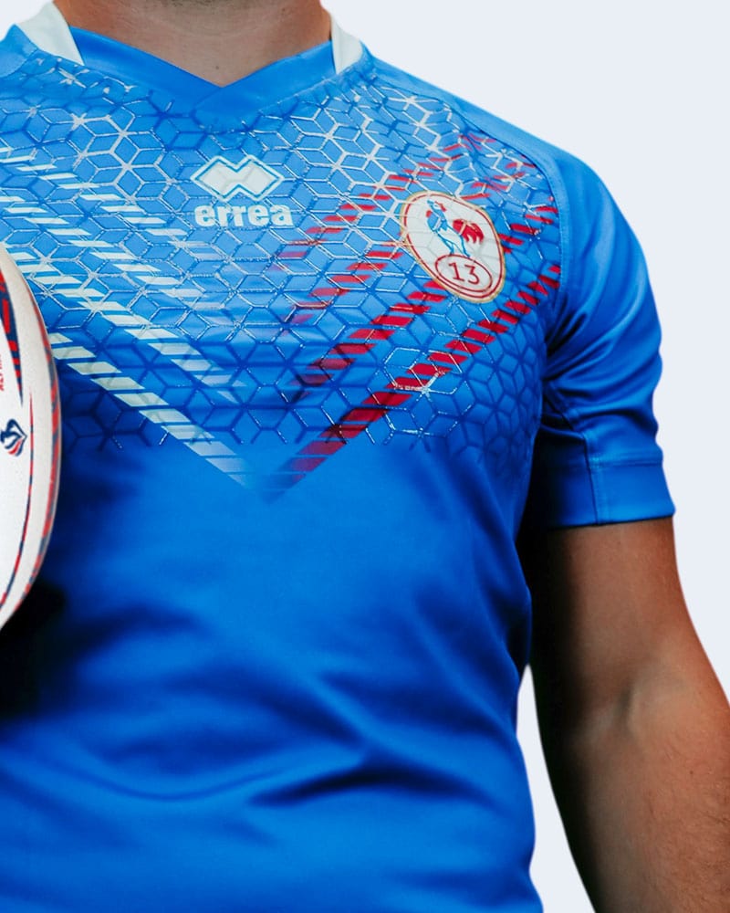 Maillot Equipe de France supporters - Bleu Errea