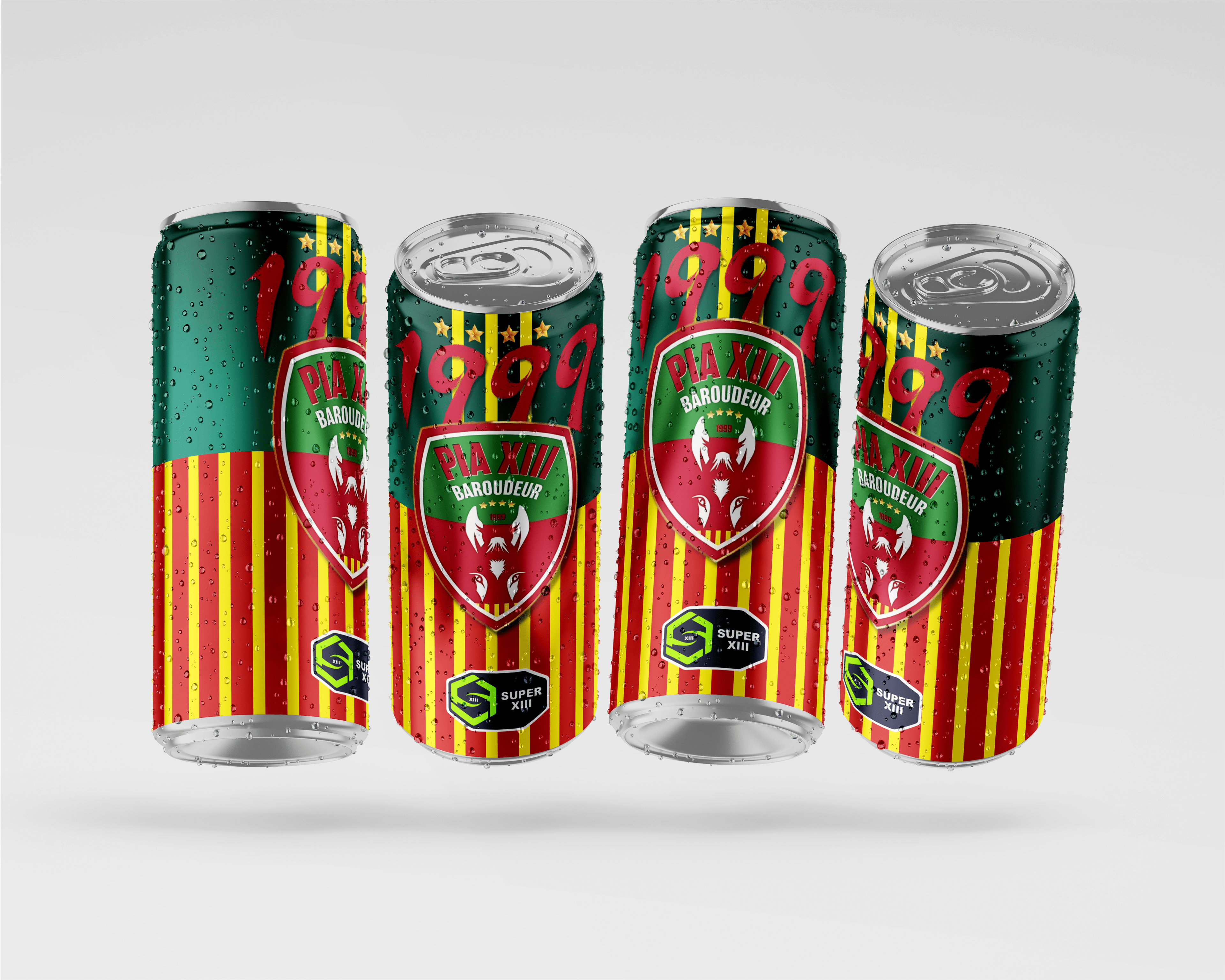 Boisson énergisante Pia XIII Baroudeur FFRXIII