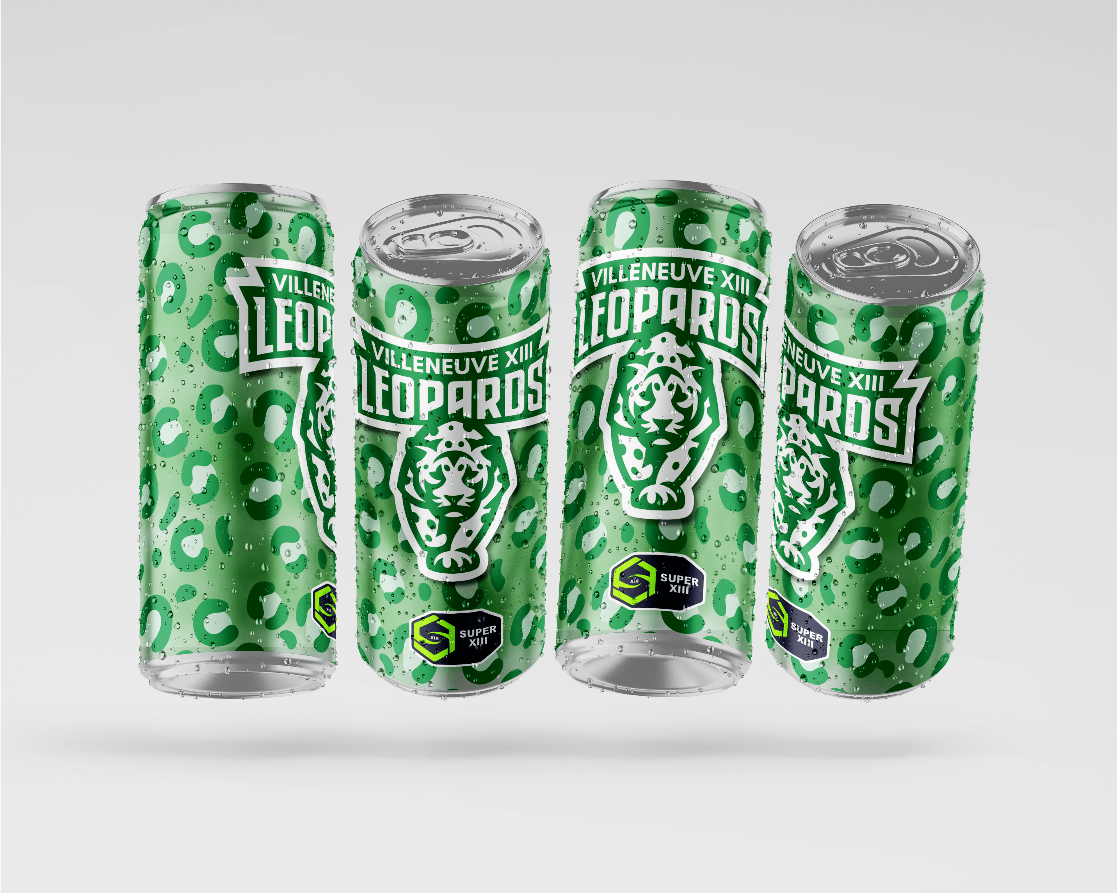 Boisson énergisante Léopards de Villeneuve FFRXIII