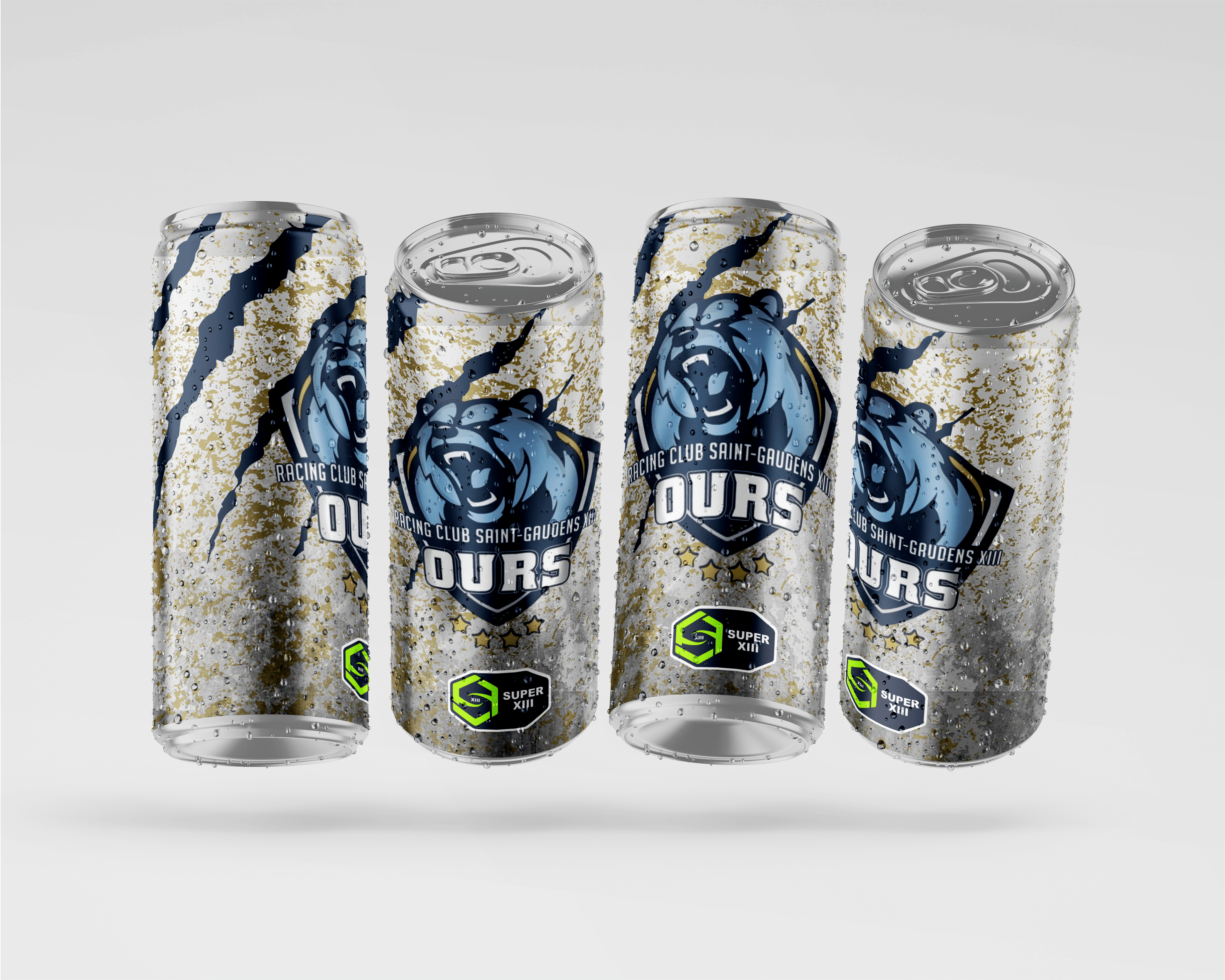 Boisson énergisante Ours de St-Gaudens FFRXIII