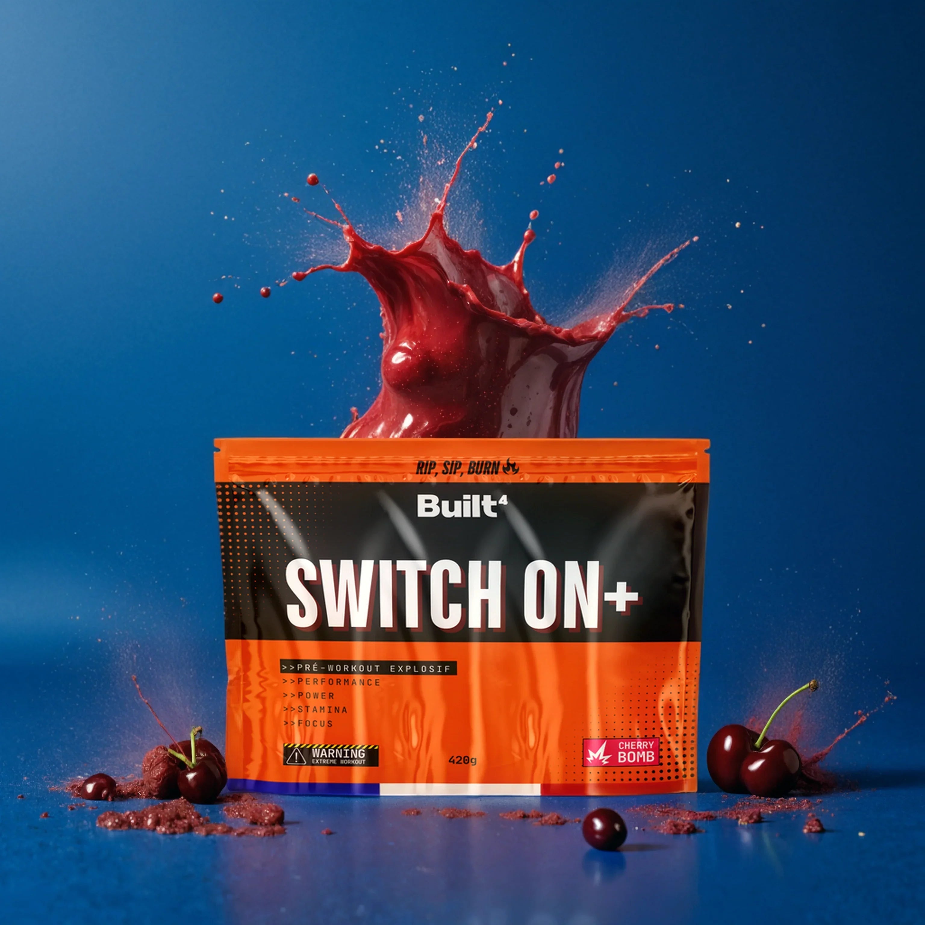 Pre-workout : Switch On + Built4 - Nutrition sportive