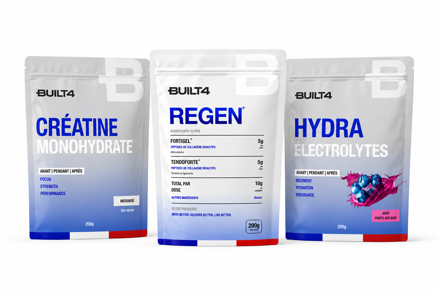 Pack Athléte Built4 - Nutrition sportive