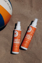 Lait solaire sport SPF50+ texture fluide invisible — visage & corps Hélé Sport