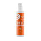 Lait solaire sport SPF50+ texture fluide invisible — visage & corps Hélé Sport